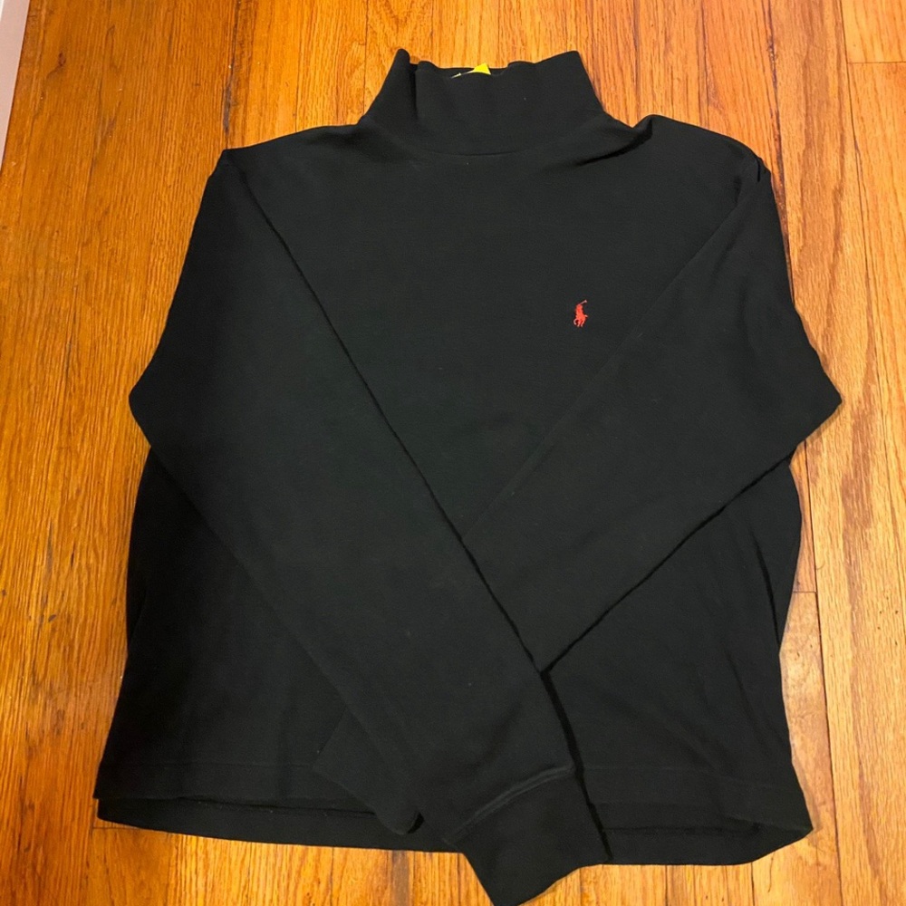 Thrifted turtle neck polo